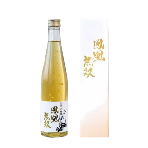 麻原-鳳凰無双金箔梅酒珍珠白盒500ml